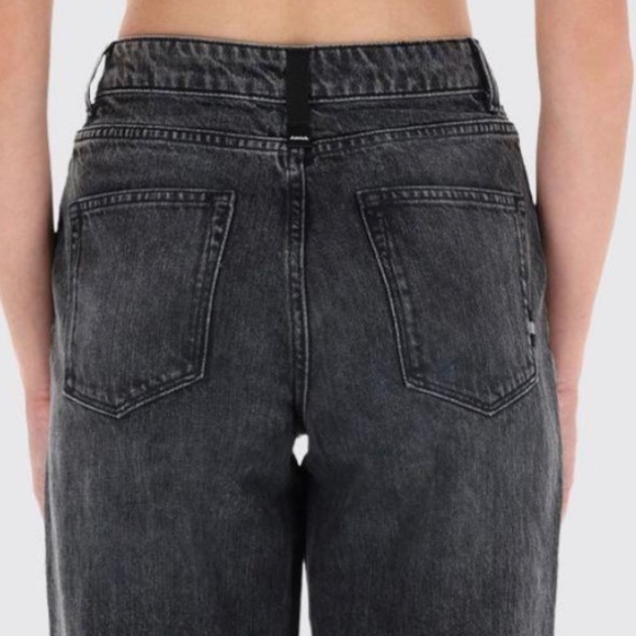 Amish Denim - NEW Amish Lizzie Black Wash Straight Leg Luxury Denim Jeans Size 25 100% cotton